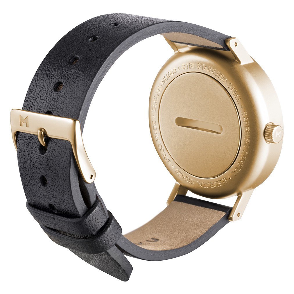 MYKU Black Onyx Gold Watch Rear - slider