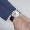 MYKU White Marble Stainless Steel Watch Men - slider