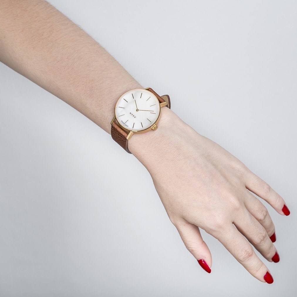 Watches - White Marble Gold Women - slider